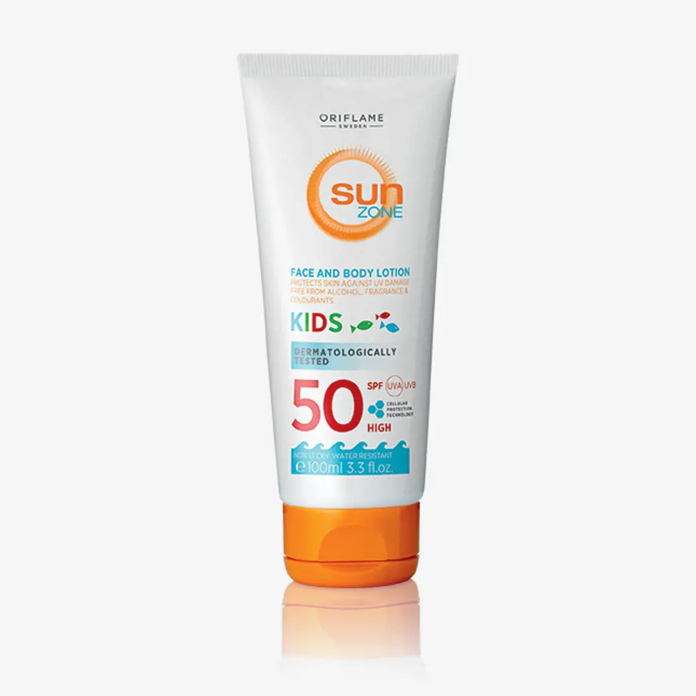 Sun Zone Face & Body Lotion Kids SPF 50 High