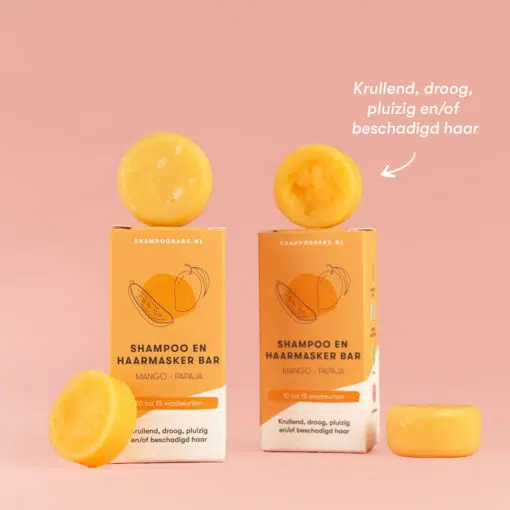 Mini Shampoo & Haarmasker Bar Mango – Papaja