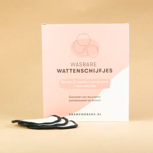 Wasbare wattenschijfjes (16 stuks)